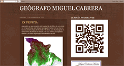 Desktop Screenshot of geocabrera.blogspot.com