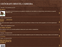 Tablet Screenshot of geocabrera.blogspot.com