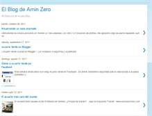 Tablet Screenshot of aminzero.blogspot.com