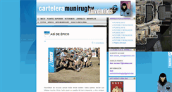 Desktop Screenshot of cartelerajuveniles.blogspot.com