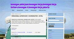 Desktop Screenshot of lowongans1.blogspot.com