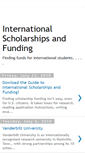 Mobile Screenshot of internationalscholarshipsandfunding.blogspot.com