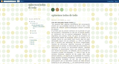 Desktop Screenshot of opinemostodosdetodo.blogspot.com