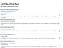 Tablet Screenshot of muslimahsholehah.blogspot.com