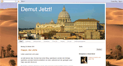 Desktop Screenshot of demut-jetzt.blogspot.com