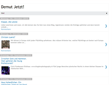 Tablet Screenshot of demut-jetzt.blogspot.com