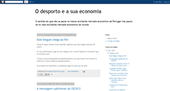 Desktop Screenshot of desportoeconomia.blogspot.com