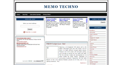 Desktop Screenshot of memotechno.blogspot.com