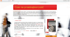 Desktop Screenshot of czasnaprzedsiebiorczosc.blogspot.com