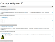 Tablet Screenshot of czasnaprzedsiebiorczosc.blogspot.com