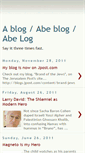 Mobile Screenshot of abe-log.blogspot.com