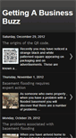 Mobile Screenshot of gettingabusinessbuzz.blogspot.com