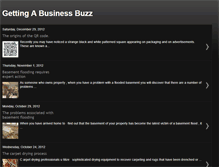 Tablet Screenshot of gettingabusinessbuzz.blogspot.com