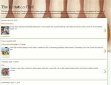 Tablet Screenshot of imitationchef.blogspot.com
