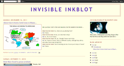 Desktop Screenshot of invisibleinkblot.blogspot.com