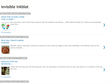 Tablet Screenshot of invisibleinkblot.blogspot.com