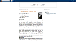 Desktop Screenshot of pablo-picasso-life.blogspot.com