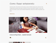 Tablet Screenshot of comofazerartesanato.blogspot.com