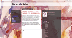 Desktop Screenshot of diariesofaballer.blogspot.com