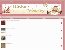 Tablet Screenshot of minhaflorartes.blogspot.com
