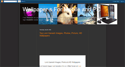 Desktop Screenshot of mobilewallpapersite.blogspot.com