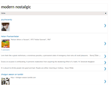Tablet Screenshot of modern-nostalgic.blogspot.com