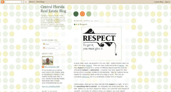 Desktop Screenshot of centralfloridarealestateblog.blogspot.com