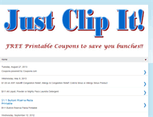 Tablet Screenshot of justclipit.blogspot.com