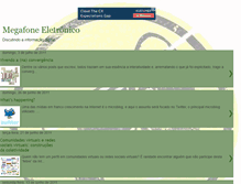 Tablet Screenshot of megafoneeletronico.blogspot.com