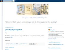 Tablet Screenshot of lillalyckan.blogspot.com