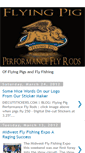 Mobile Screenshot of flyingpigflyrods.blogspot.com