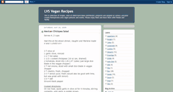 Desktop Screenshot of lvsrecipe.blogspot.com