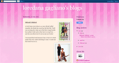 Desktop Screenshot of loredanagagliano.blogspot.com