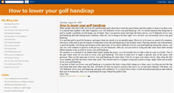 Desktop Screenshot of how-to-lower-your-golf-handicap.blogspot.com