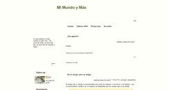 Desktop Screenshot of mimundoymas.blogspot.com