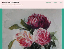 Tablet Screenshot of carolinaelizabeth-art.blogspot.com