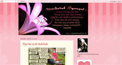 Desktop Screenshot of mutiarasolehah.blogspot.com