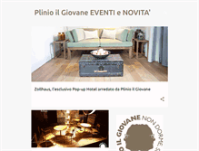 Tablet Screenshot of plinioilgiovane-eventi.blogspot.com