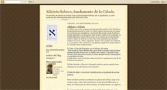 Desktop Screenshot of hebreocabala.blogspot.com