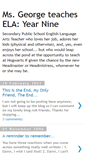 Mobile Screenshot of msgeorgemsenglishteacher.blogspot.com