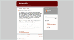 Desktop Screenshot of dailystumbler.blogspot.com