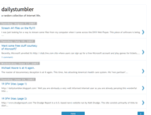 Tablet Screenshot of dailystumbler.blogspot.com