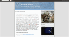 Desktop Screenshot of nonpartypolitics.blogspot.com