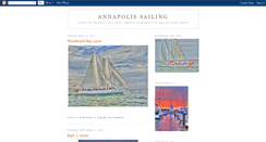 Desktop Screenshot of annapolissailing.blogspot.com
