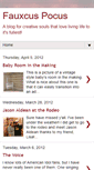 Mobile Screenshot of fauxcuspocus.blogspot.com