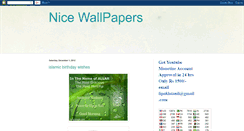 Desktop Screenshot of nicewallpapers4all.blogspot.com