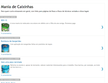 Tablet Screenshot of maniadecaixinhas.blogspot.com