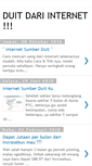 Mobile Screenshot of internet-sumberduit-ku.blogspot.com