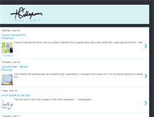 Tablet Screenshot of callaghanartgallery.blogspot.com