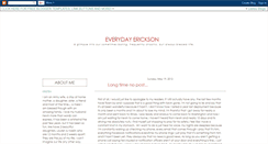 Desktop Screenshot of everydayerickson.blogspot.com